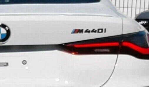 BMW OEM Cerium Grey Trunk Badge Emblem G22 G23 M440i 2021+ Brand New
