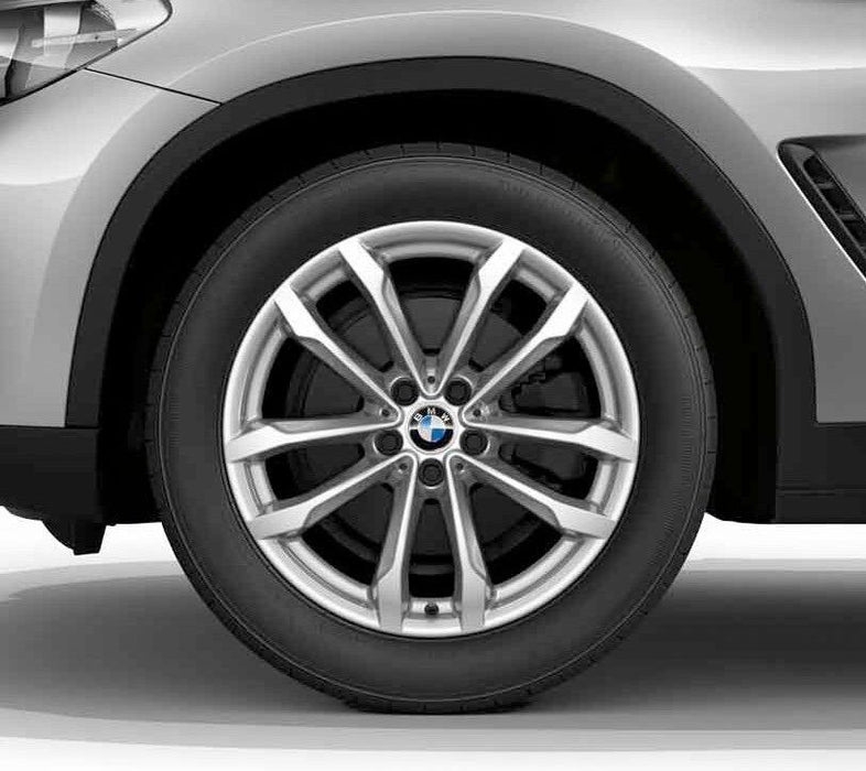 BMW G01 X3 G02 X4 M40i OEM 691 Style V-Spoke 19" Wheels With Winter Tires New