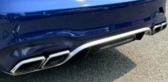 Mercedes OEM R231 SL Class 2017-2020 Silver Trim Set For AMG Rear Bump ...