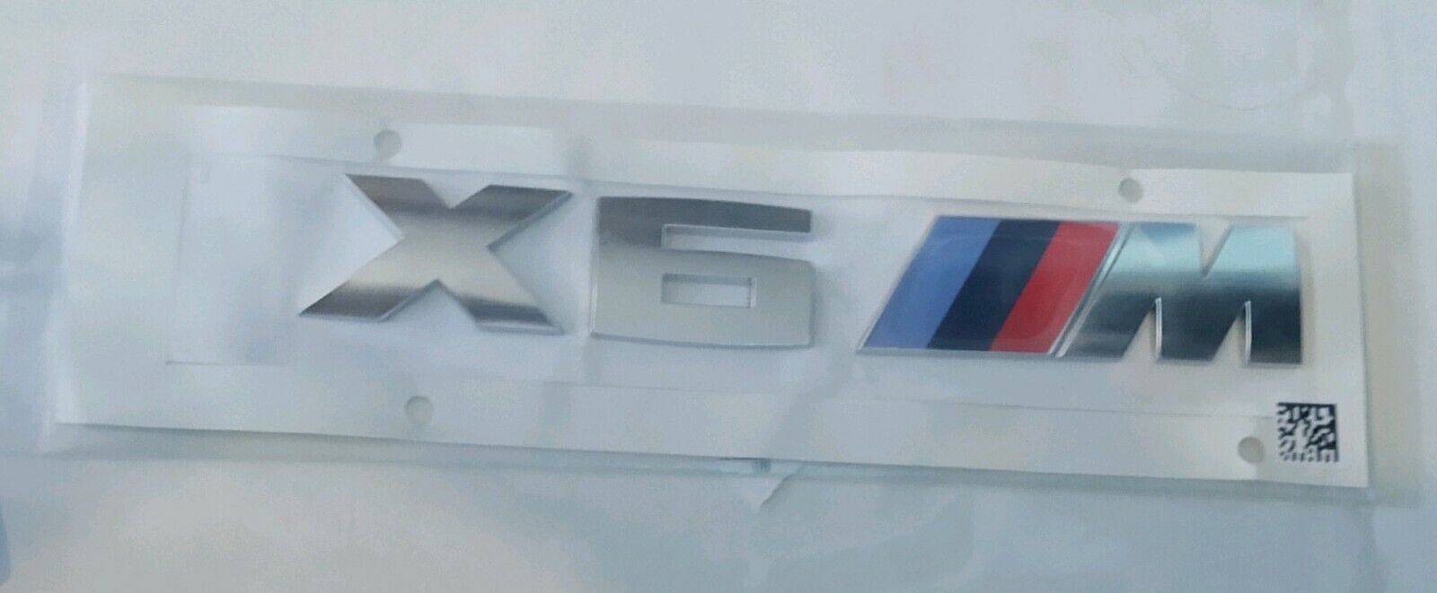 BMW OEM F96 X6 Tailgate Rear Standard Chrome Emblem Badge Factory Brand New