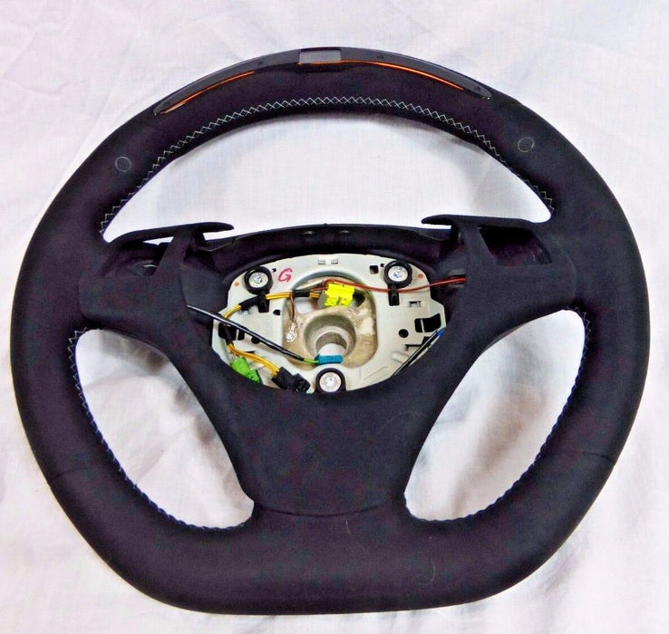 BMW OEM E90 E91 E92 E93 Performance Alcantara Steering Wheel Display For Paddles