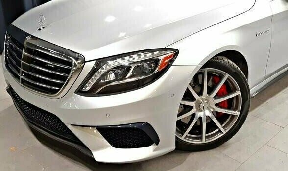 Mercedes-Benz OEM Carbon Fiber Front Bumper Spoiler W222 S Class Sedan 2014-2017