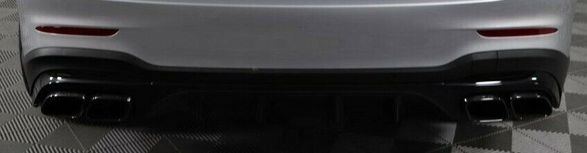 Mercedes-Benz OEM Quad Tip Black Chrome Night Package W253 C253 GLC 63 W213 E63 AMG