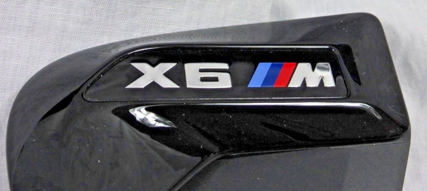BMW Brand OEM F86 X6 M 2015-2019 M Performance Black Air Duct/Side Vent Pair New