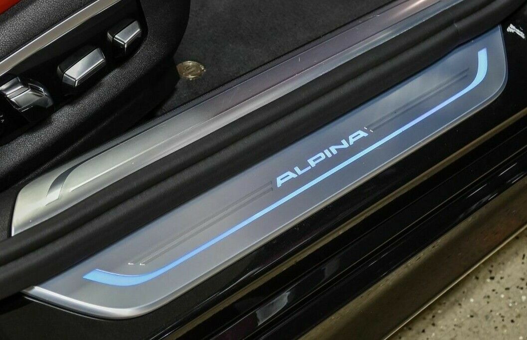 BMW OEM G12 7 Series 2016+ Alpina B7 Illuminated Blue Door Sill Tread Plates New