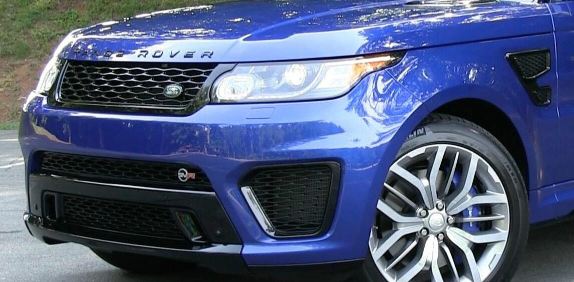 Range Rover Sport L494 2014-17 SVR Front Bumper Assembly & Fenders Com ...
