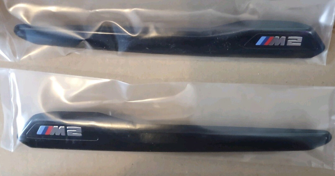 BMW OEM F87 M2 Coupe Gloss Black Side Vent Pair M Performance Brand New