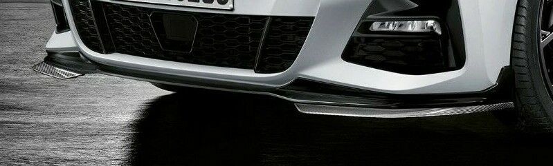 BMW OEM G20 Carbon Fiber Front Bumper Splitter Pair & Spoiler Lip 3 Series 2019+