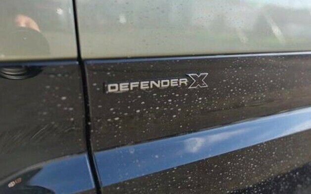 Land Rover OEM Starlight Satin DEFENDER X L663 Side Fender Badge Brand New