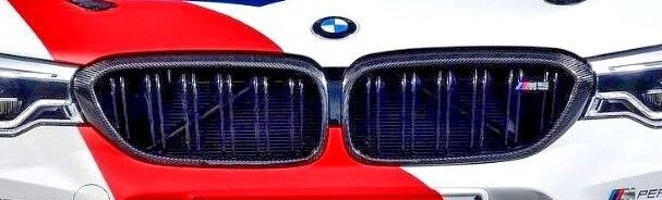 BMW OEM F90 M5 2018+ Carbon Fiber Black Grille Pair Also Fits G30 G31 Brand New