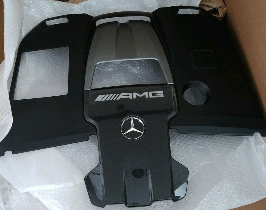 Mercedes-Benz OEM Carbon Fiber Engine Cover W213 E Class W463 G Wagen X290 AMG GT New