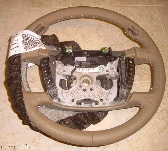 BMW E65 E66 7 Series 2002-2008 Beige Leather Steering Wheel With Steptronic New