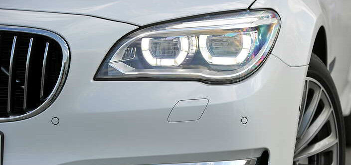 BMW F01 F02 7 Series LED Headlight LCI Retrofit OEM Headlamp Pair With  Wiring