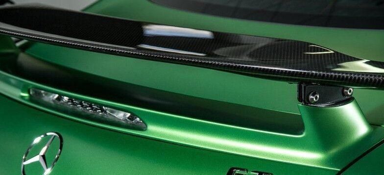Mercedes-Benz OEM C190 AMG GT Fixed Static Spoiler Wing AMG Carbon Fiber New