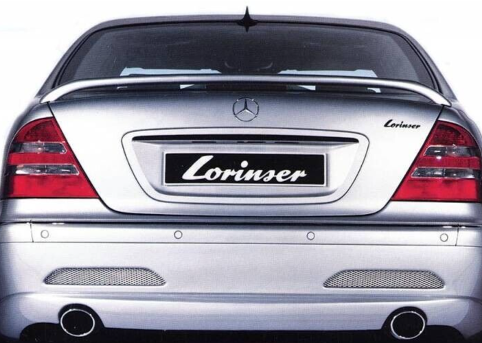 Mercedes-Benz Lorinser OEM Rear Trunk Spoiler Wing S Class 2000-2006 W220 NEW