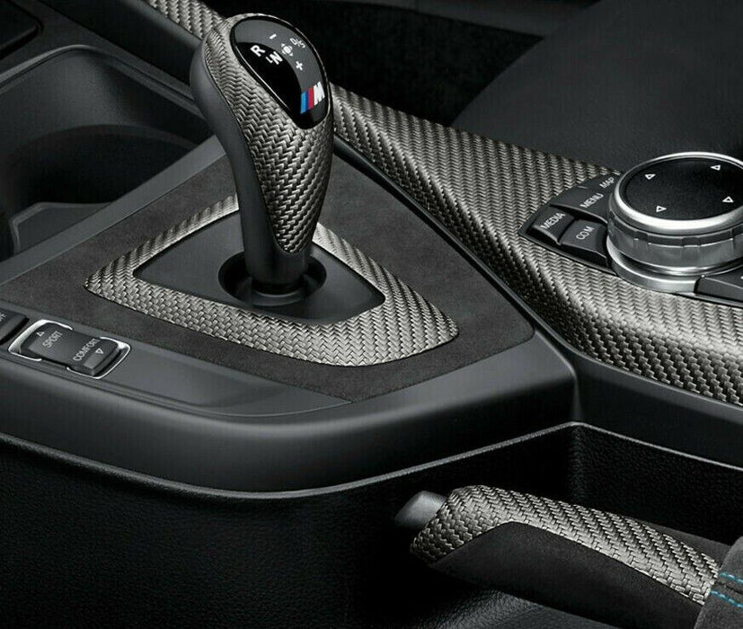 BMW OEM M Performance Carbon Fiber Shift Knob Handbrake Console M2 Competition