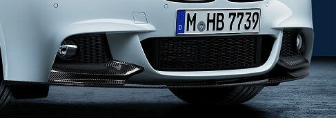 BMW F10 2011-16 5 Series OEM M Performance Front Bumper Spoiler Carbon Fiber NEW