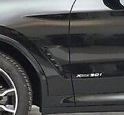 BMW OEM G01 X3 2018+ G02 X4 2019+ M Sport Black Air Duct/Side Vent Pair New