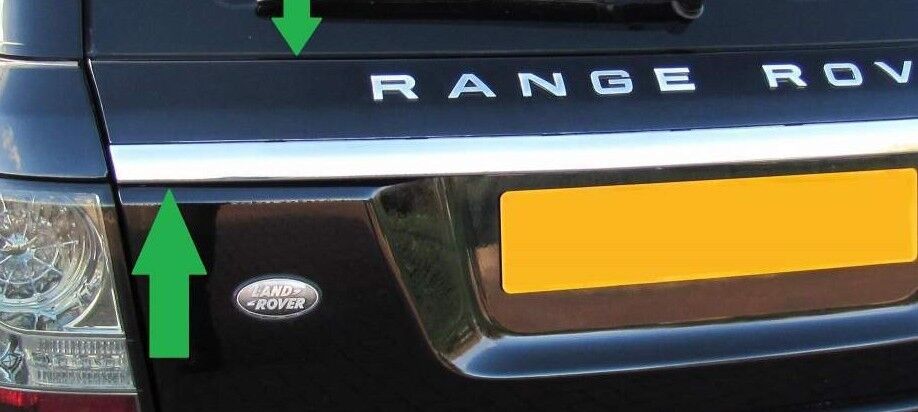 Upper Tailgate Molding With Chrome Strip For Range Rover Sport L320 2006-2011