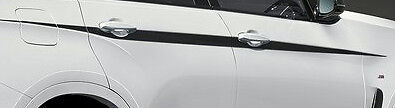 BMW OEM Performance F16 X6 M Performance Accent Side Stripe Black Decal Set New