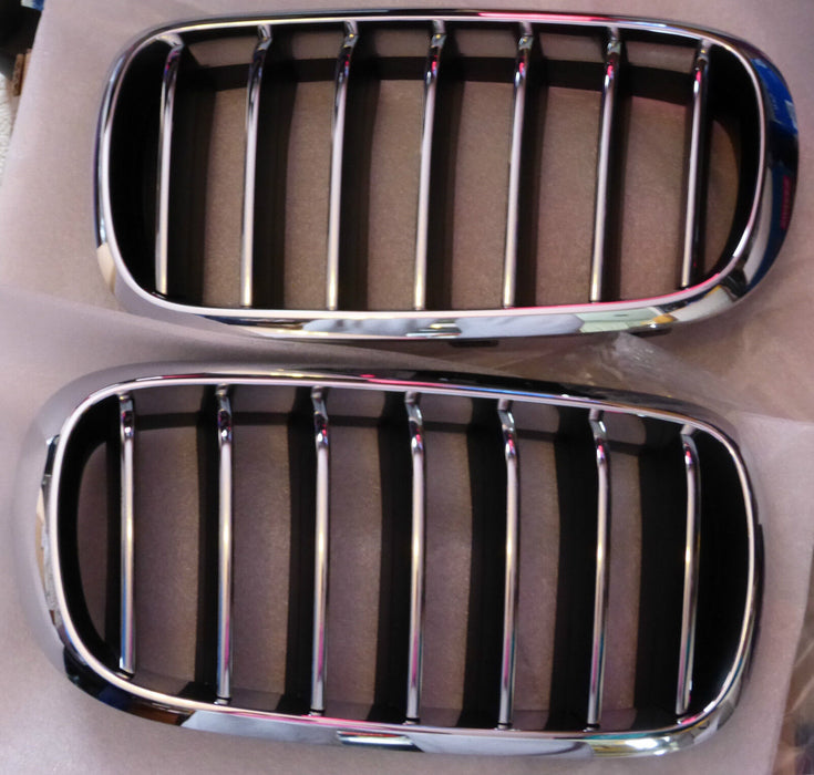 BMW OEM F15 F85 X5 F16 F86 X6 Pure Excellence Chrome Front Grille Brand New
