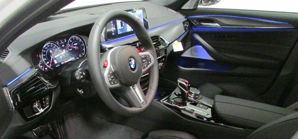 BMW OEM G30 G31 F90 5 Series 2017+ Dark Aluminum Fiber Interior Trim Kit New