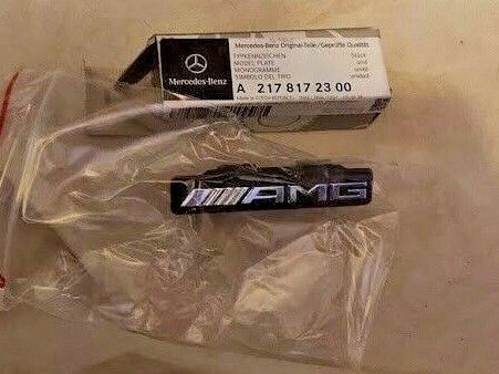 Mercedes-Benz OEM AMG Grille Badge Emblem C217 S Class Coupe Convertible New