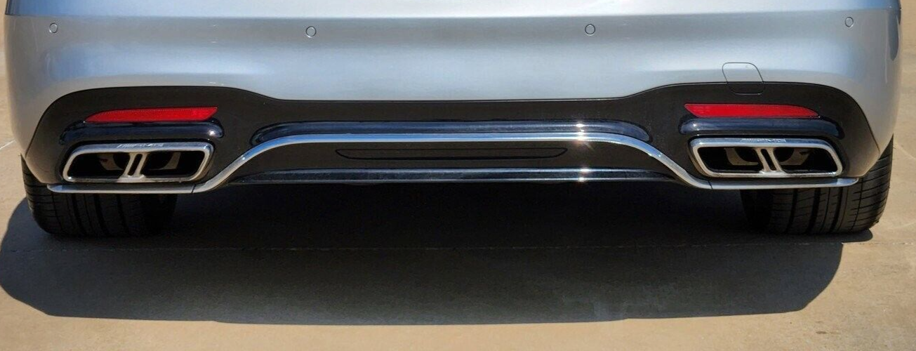 Mercedes OEM Quad Tip Chrome Package W222 C217 R231 W166 W205 S/SL 65 AMG New