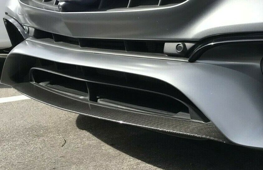 Mercedes-Benz OEM W213 E Class Sedan Carbon Fiber Front Spoiler Lip E63 AMG