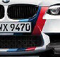 BMW OEM M Performance E92 E93 M3 Front & Rear Tri Color M Stripe Decal Set New