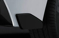 BMW Brand OEM F16 X6 M Performance Black Rear Bumper Corner Flaps NEW