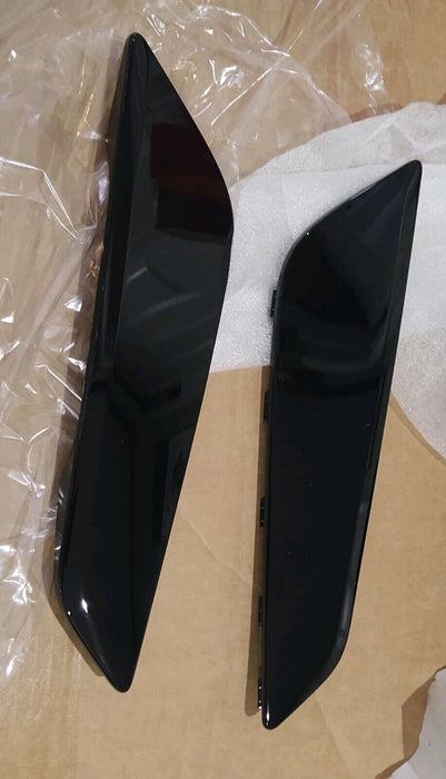 BMW OEM G30 G31 G38 5 Series 2017+ Gloss Black Fender Duct Trim Pair Brand New