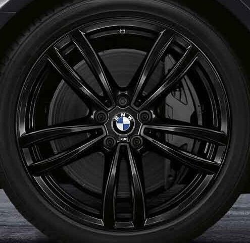 BMW G11 G12 G30 G31 G32 OEM 647M 19" Gloss Black M Double Five Spoke Wheels New