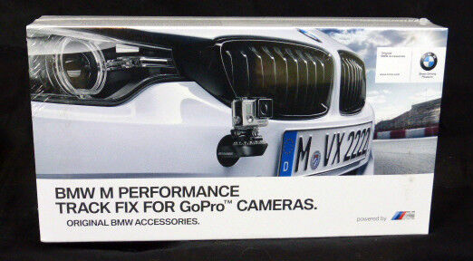 BMW OEM GoPro Camera Track Fix M Performance Front Bumper Mount Last E Gen. NEW