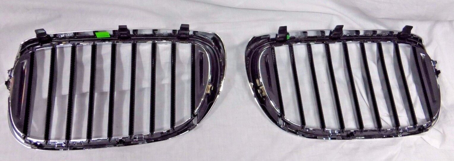 BMW OEM G11 G12 7 Series 2016+ M Aerodynamic S715A Chrome Front Grille Pair NEW