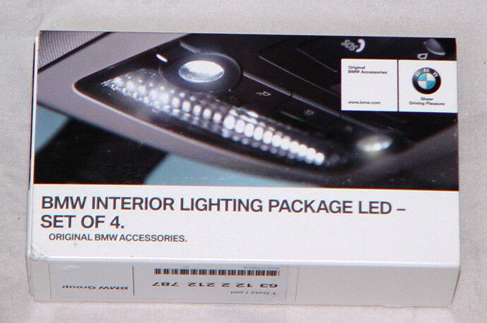 BMW Genuine LED Four Interior Light Package Bulb Upgrade Kit All Current Models