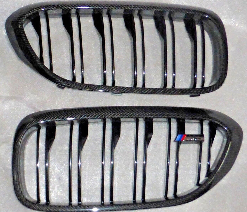 BMW OEM F90 M5 2018+ Carbon Fiber Black Grille Pair Also Fits G30 G31 Brand New