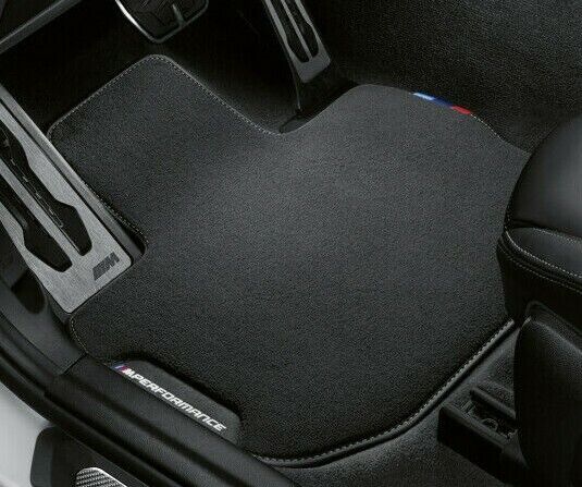 BMW OEM M Performance G01 F97 X3 2018+ G02 F98 X4 2019+ Black Carpet Mat Set LHD