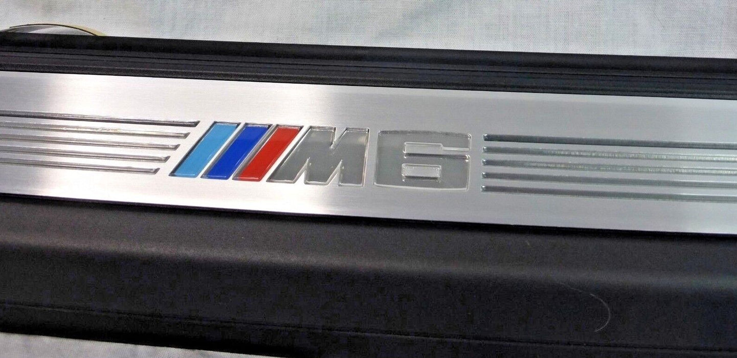 BMW OEM Genuine E63 E64 2004-2011 6 Series M6 Door Sills Tread Plates NEW
