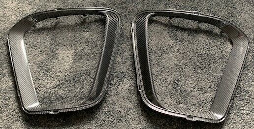 Range Rover Sport SVR OEM L494 2018-22 Carbon Fiber Front Bumper Intake Trim New