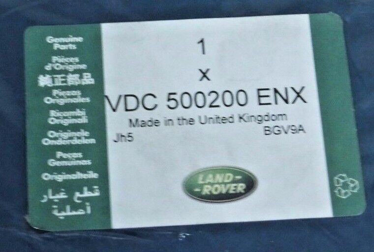 Land Rover Range Rover L322 2005 OEM Owner's Manual English - VDC500200ENX New
