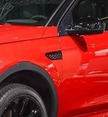 Land Rover Discovery Sport Gloss Black Mesh Fender Side Vent Pair Dynamic OEM