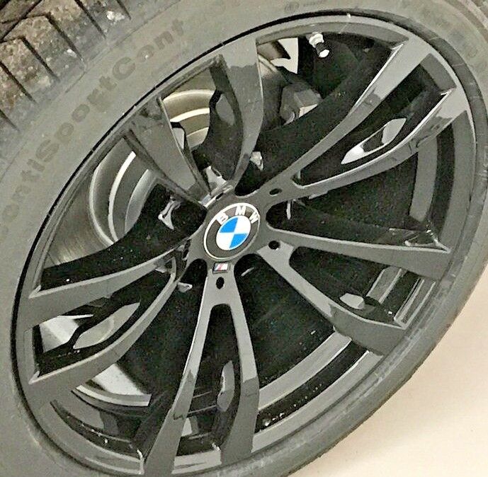 BMW OEM M Double Spoke E70 E70 F15 X5 E71 E72 F16 X6 Style 469 20" Black Wheels