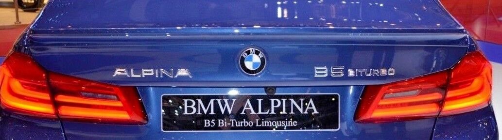 BMW G30 5 Series 2017+ F90 M5 2018+ OEM Alpina B5 Rear Spoiler Lip Brand New