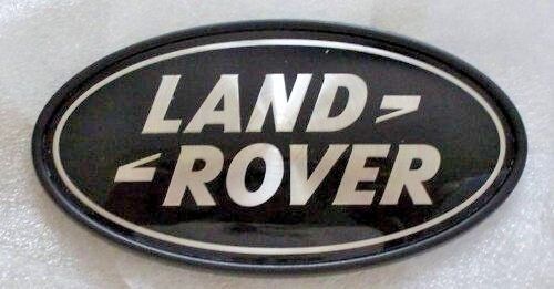 Range Rover Evoque Black & Silver 3.5 Inch Emblem Badge Pair Supercharged OEM