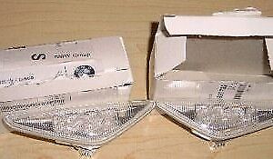 BMW Brand Genuine OEM E46 Coupe Convertible 2003-2006 Clear Side Marker Pair New