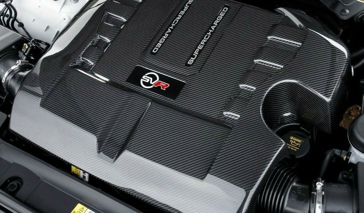 Land Rover OEM Range Rover Sport SVR L494 Supercharged Carbon Fiber Engine Cover