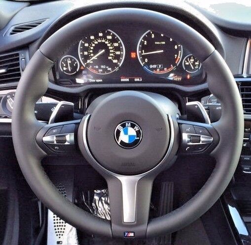 BMW OEM F25 X3 F26 X4 2017 M Sport Heated Steering Wheel W/O Lane Depart Warning