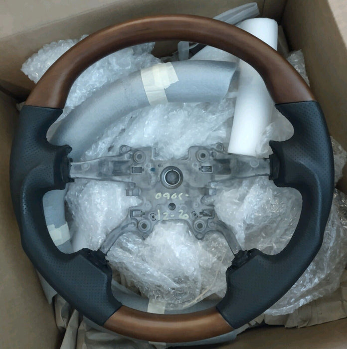 Walnut Wood Steering Wheel Fits L319 LR4 Range Rover Sport L320 2010-2013 Custom
