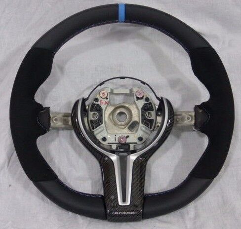 BMW OEM F87 M2 F80 M3 F82 F83 M4 M Performance Alcantara & Carbon Steering Wheel
